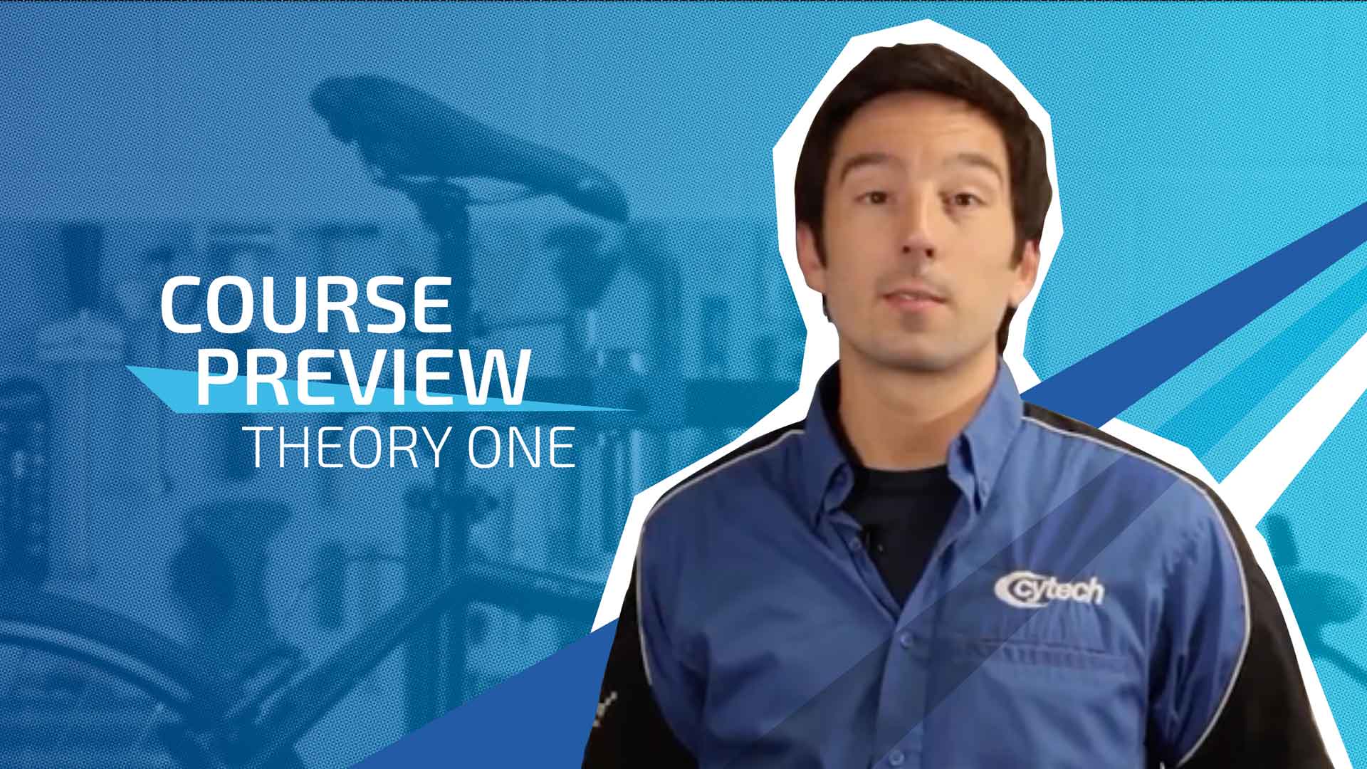 Cytech Course Preview Video Cover with a shoulder height picture of a bike technician.